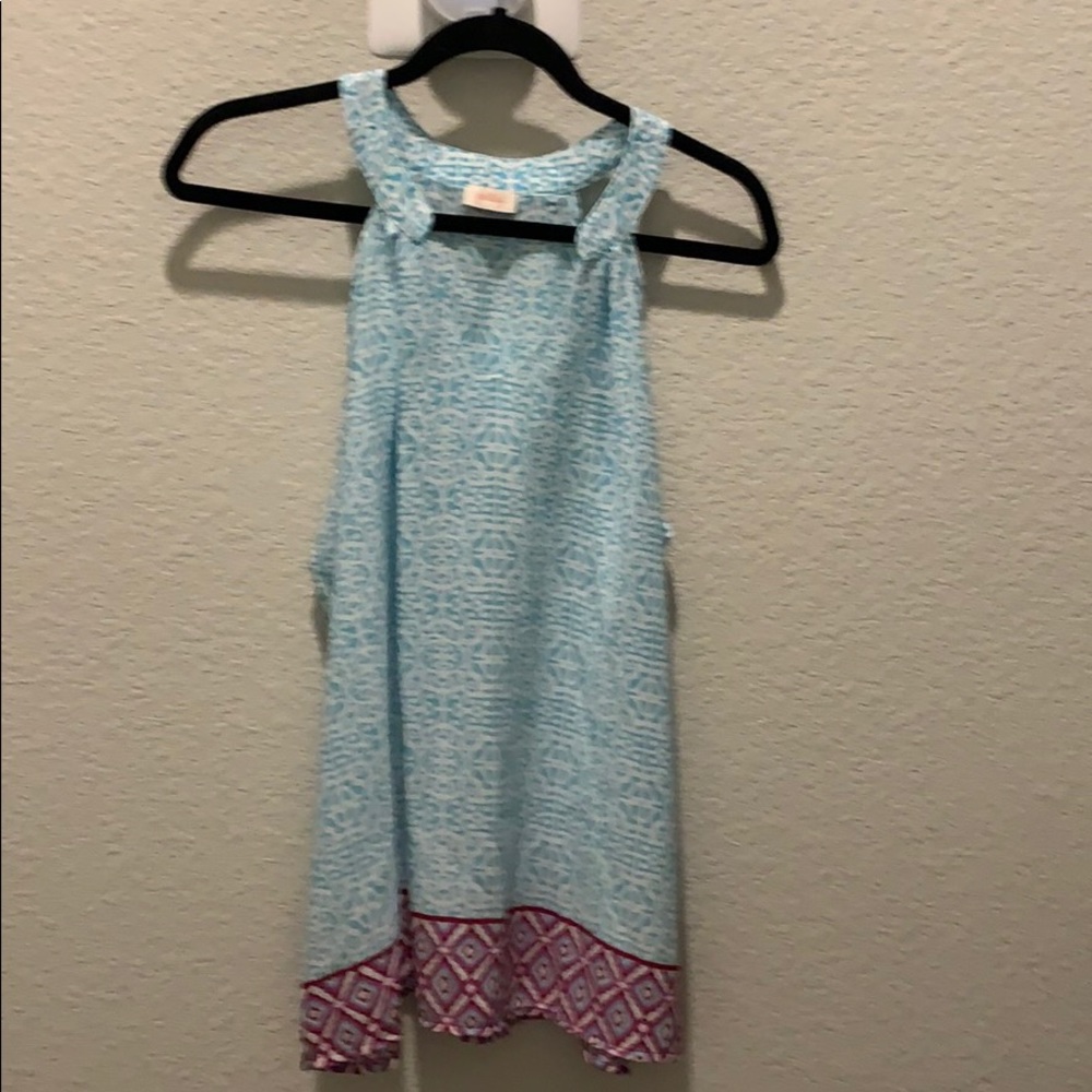Sheer tank top